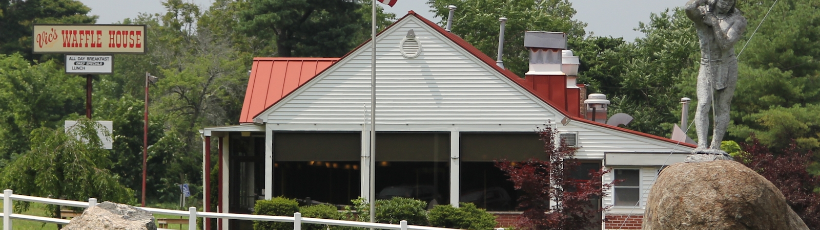 The chairs at the diner's bar.